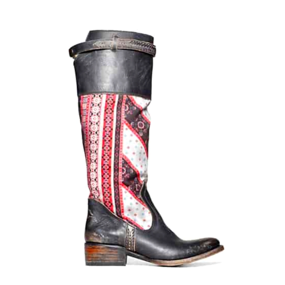 Freebird by Steven Black and Red Heeled Boots